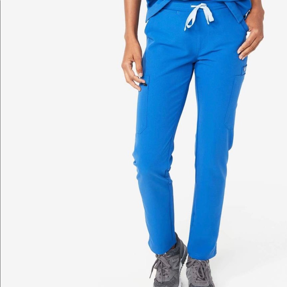 Figs women’s yola skinny scrub pants royal blue